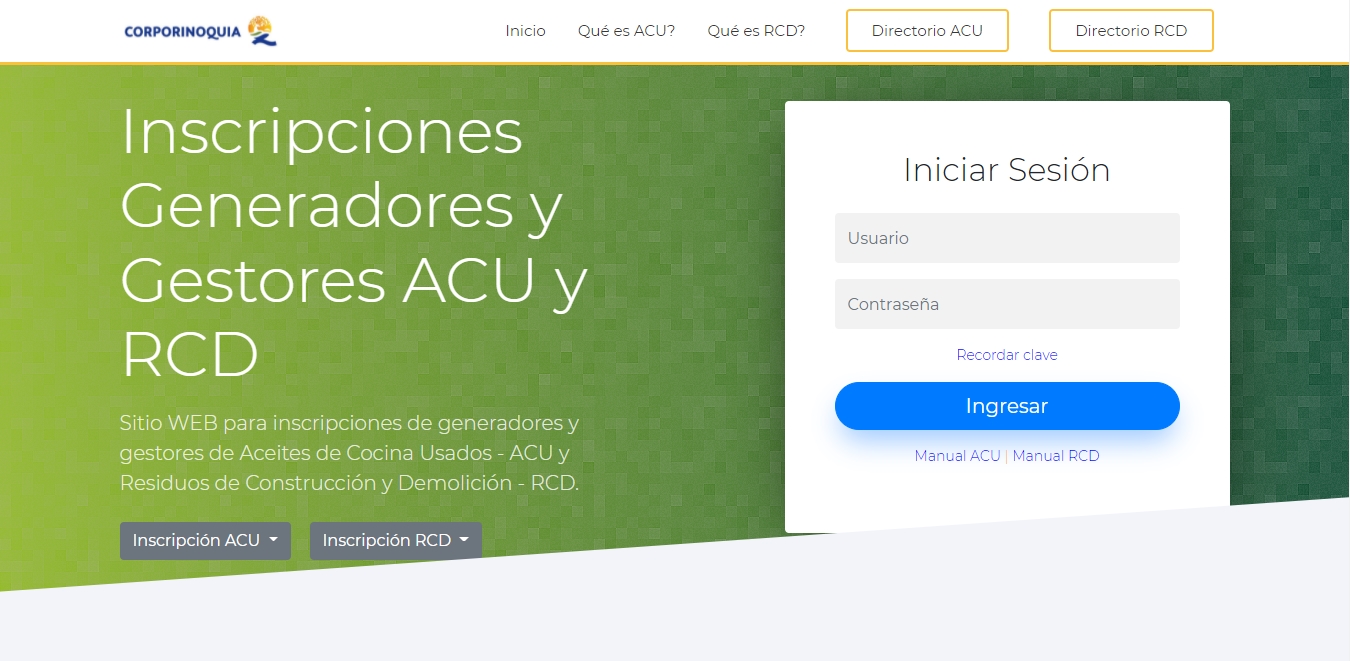 Registro de gestores de RCD