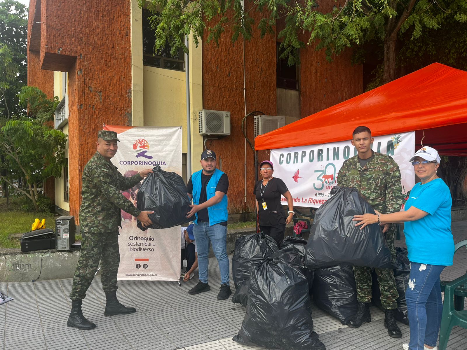 Con jornada de recolección de residuos posconsumo, Arauca celebra 30 años de vida institucional de Corporinoquia